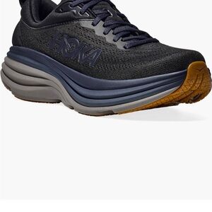 Hoka Black and Navy Athletic Shoes